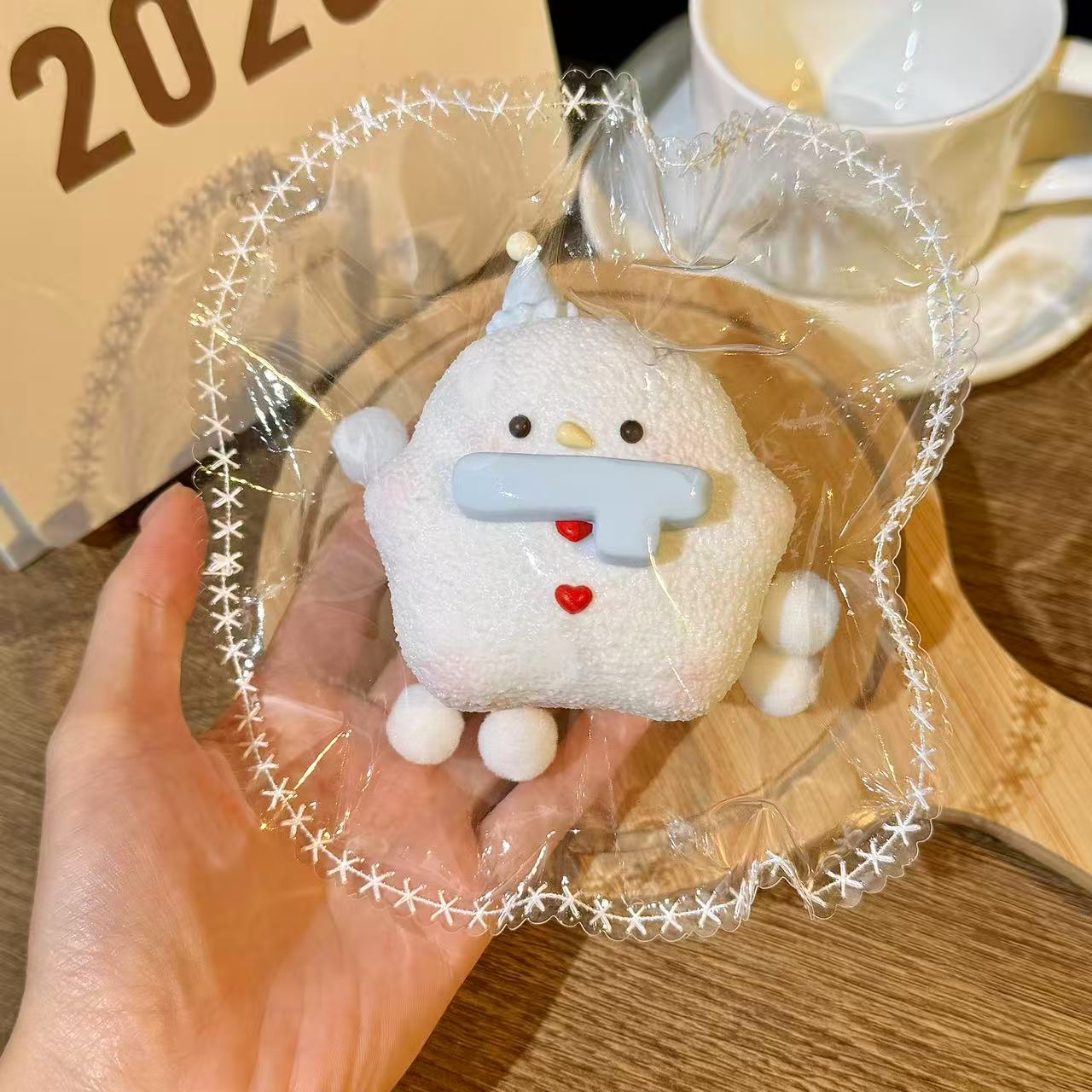 【软黄油】围巾小雪人 硅胶捏捏乐解压玩具