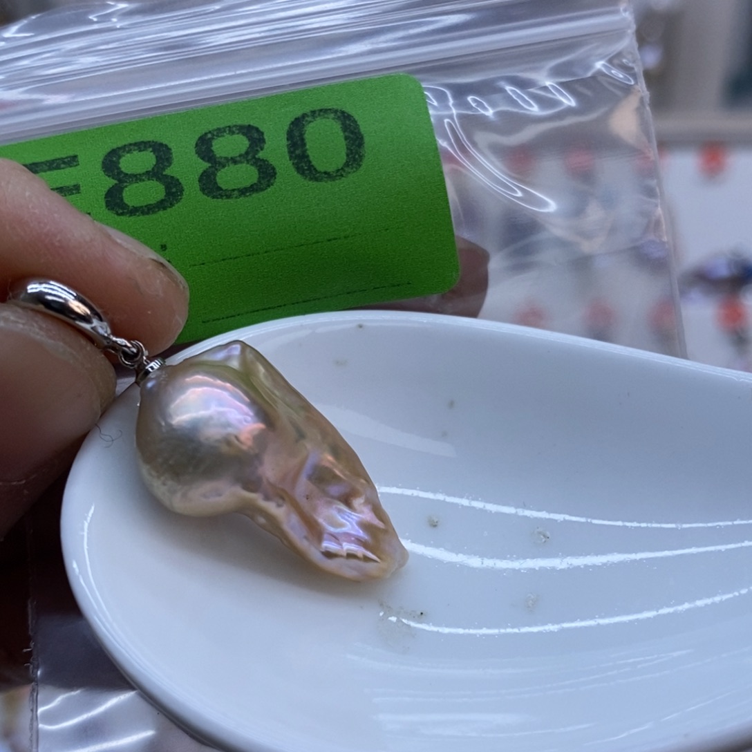 未镶嵌淡水珍珠美丽哦哦哦