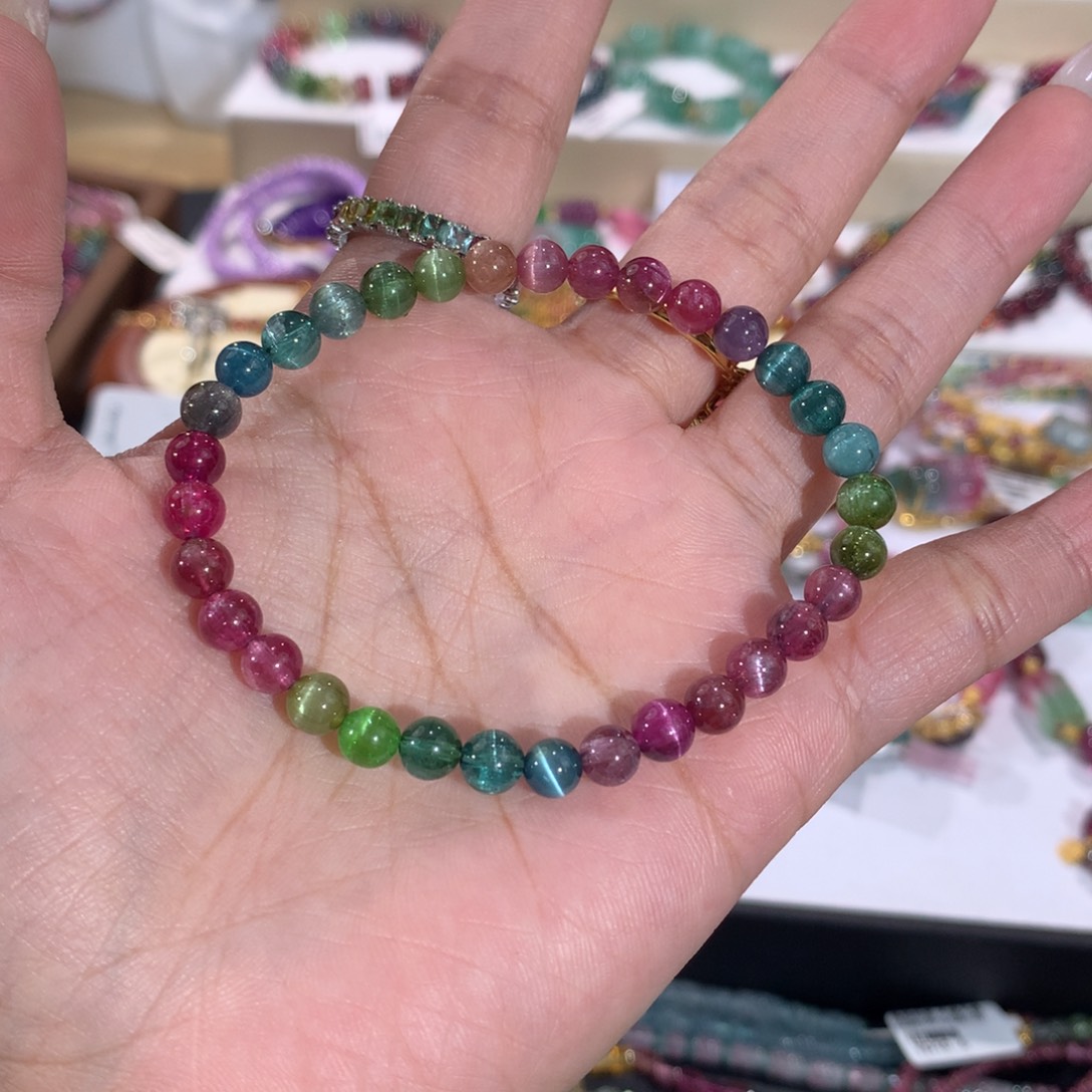 碧玺手串手链未镶嵌