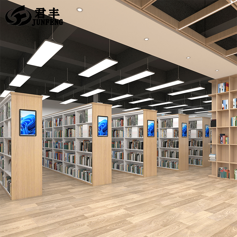 君丰RFID智能书架档案管理柜图书自动盘点定位超高频读写支持定制