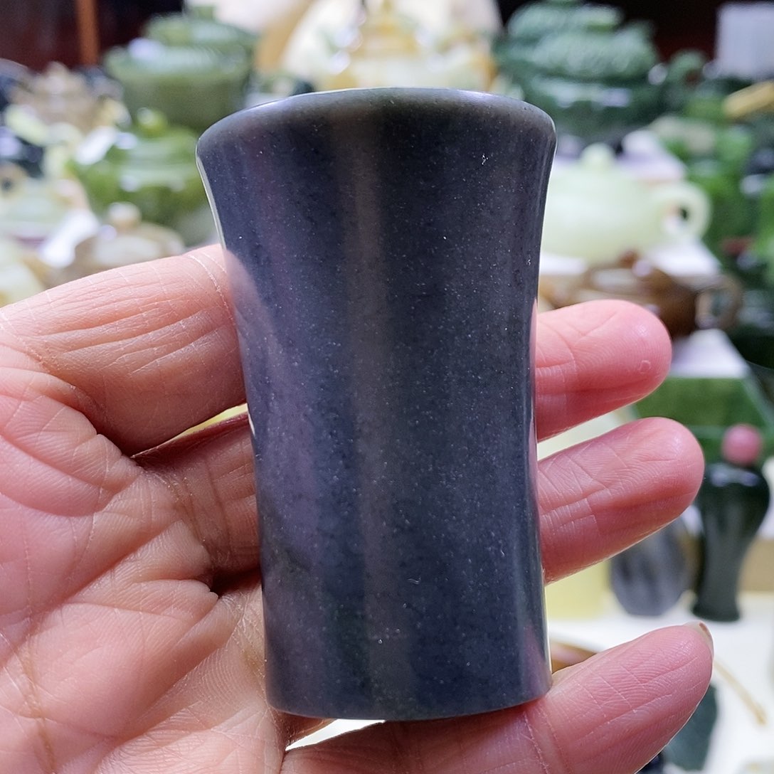 和田玉茶杯未镶嵌
