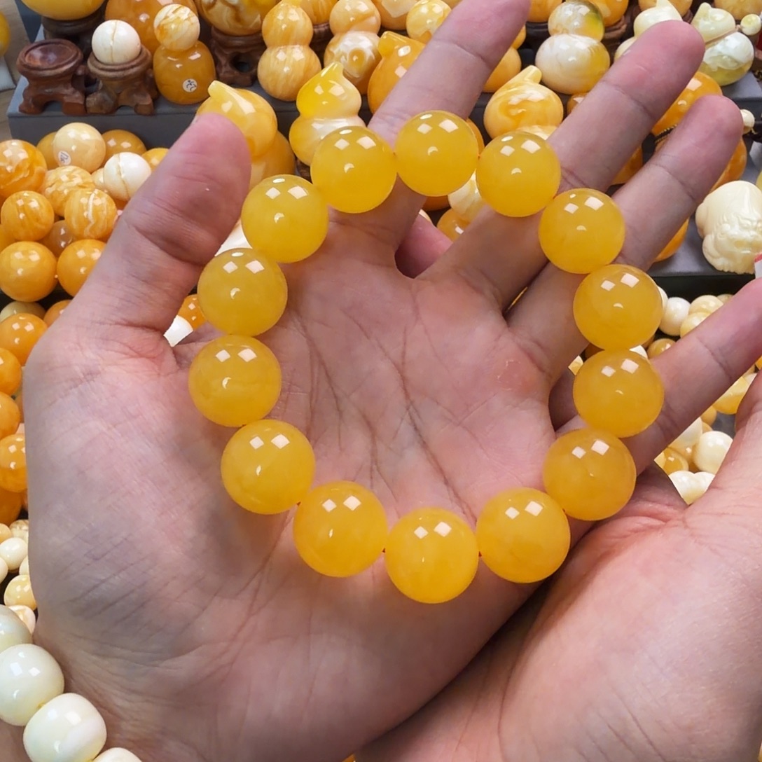 琥珀未镶嵌珠宝奇石17mm同料