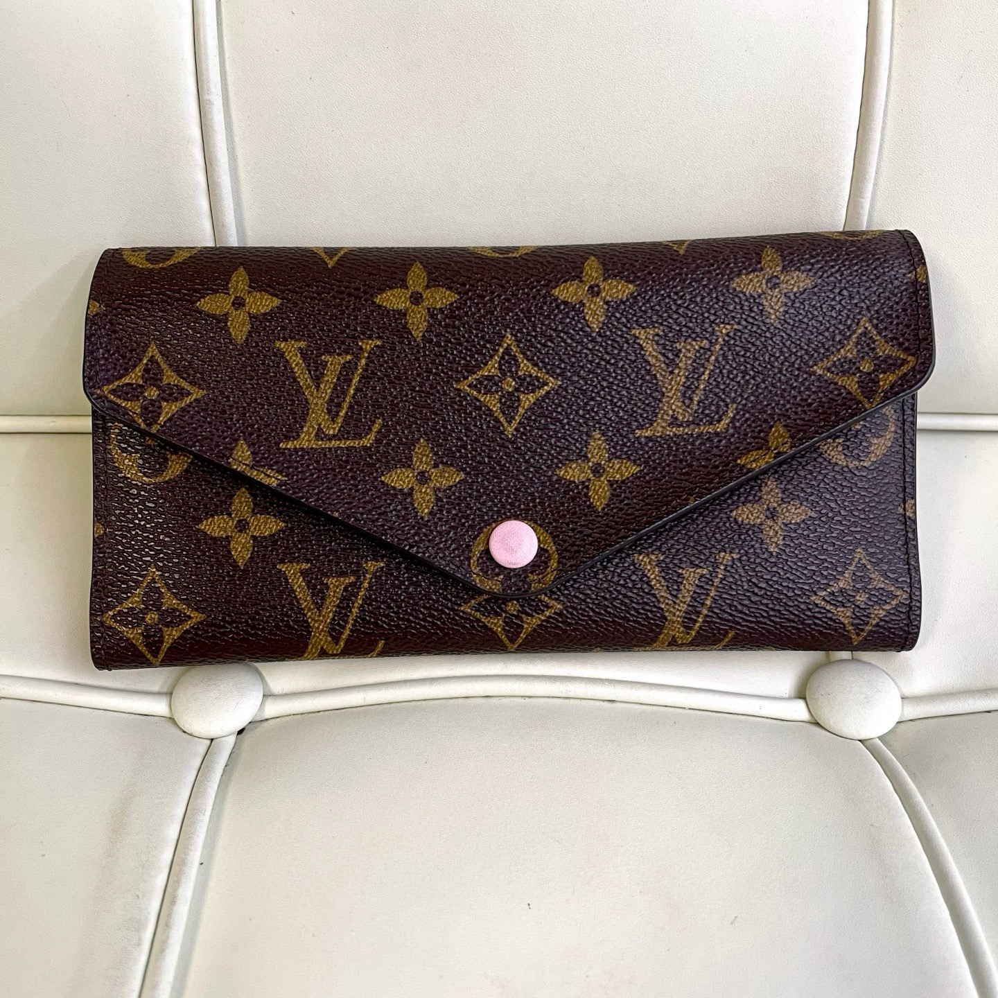 95新 LouisVuitton/路易威登 119409 lv老花二合一钱包