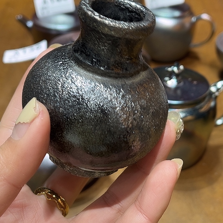 庆***爷杯紫泥瑕疵盖置盖置不退换
