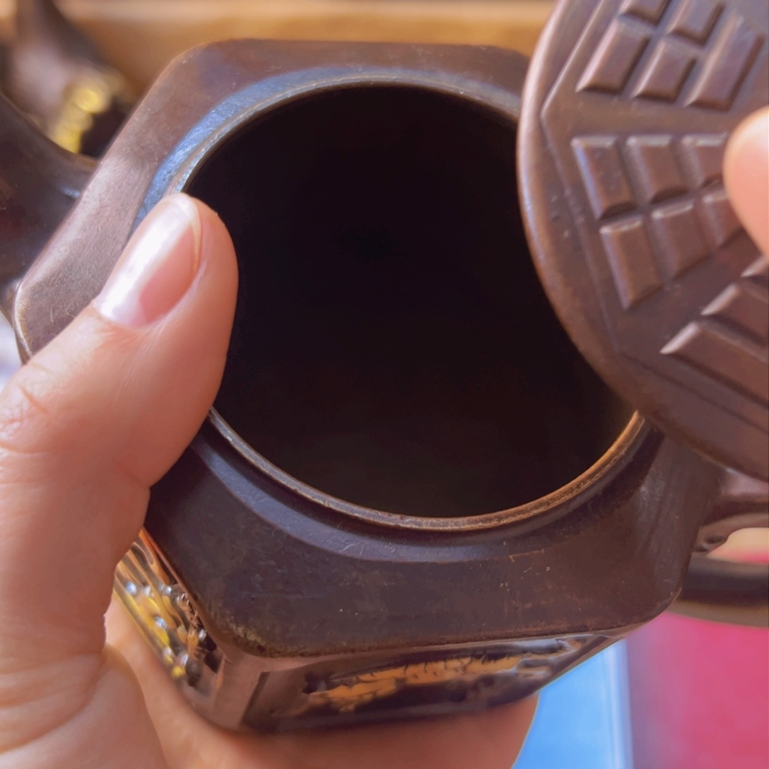 原矿风磨铜定制壶