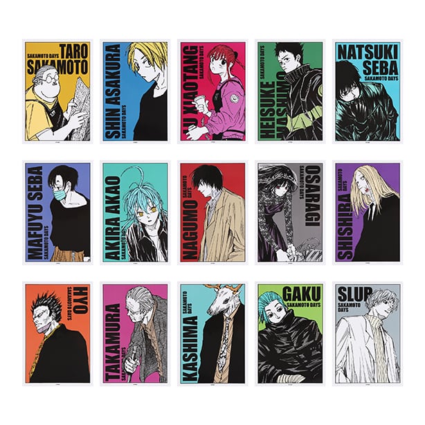 坂本日常fair相卡动漫周边潮玩盲盒圆菠萝谷屋