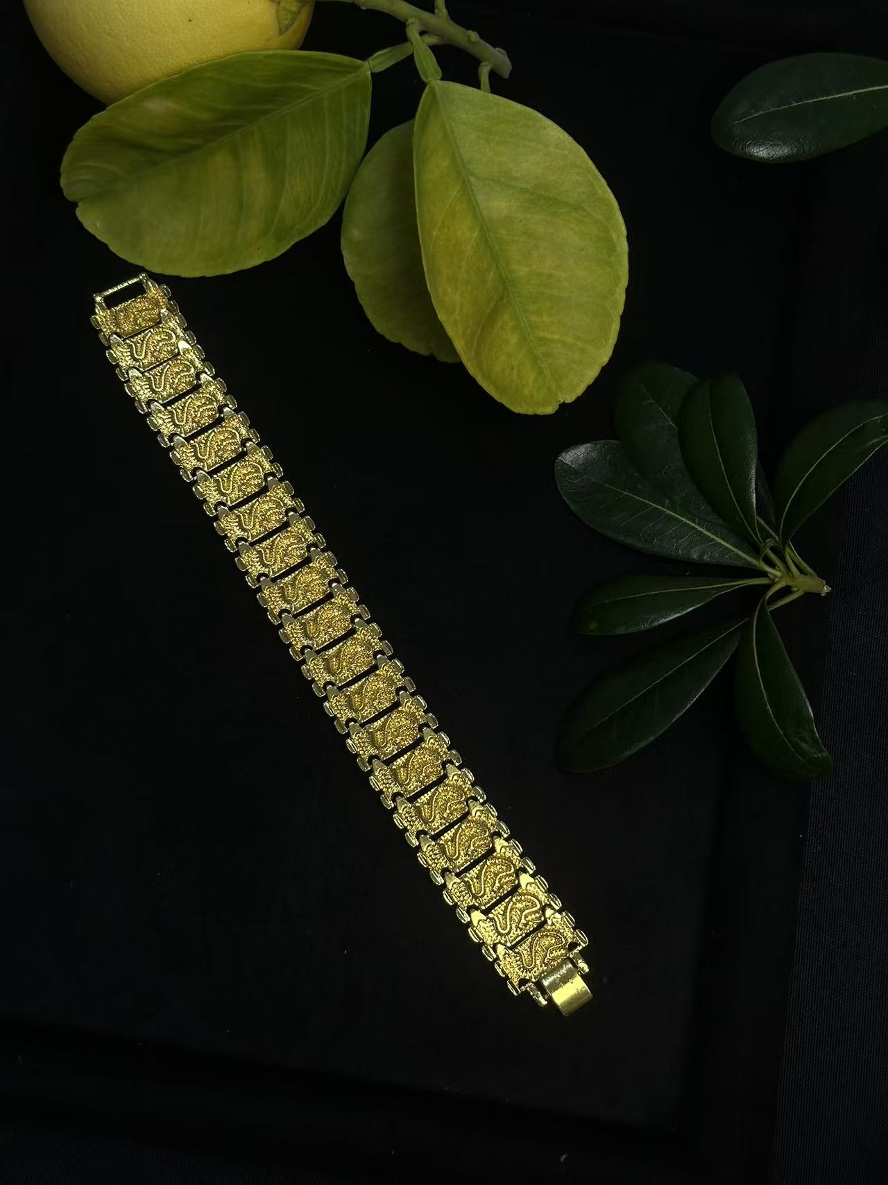 SL-33金色银色气质复古宫廷重工男女通用轻奢男素款