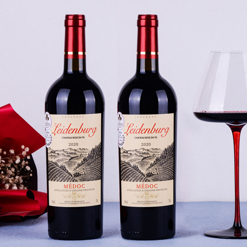 莱丁堡梅多克干红葡萄酒750ml*2