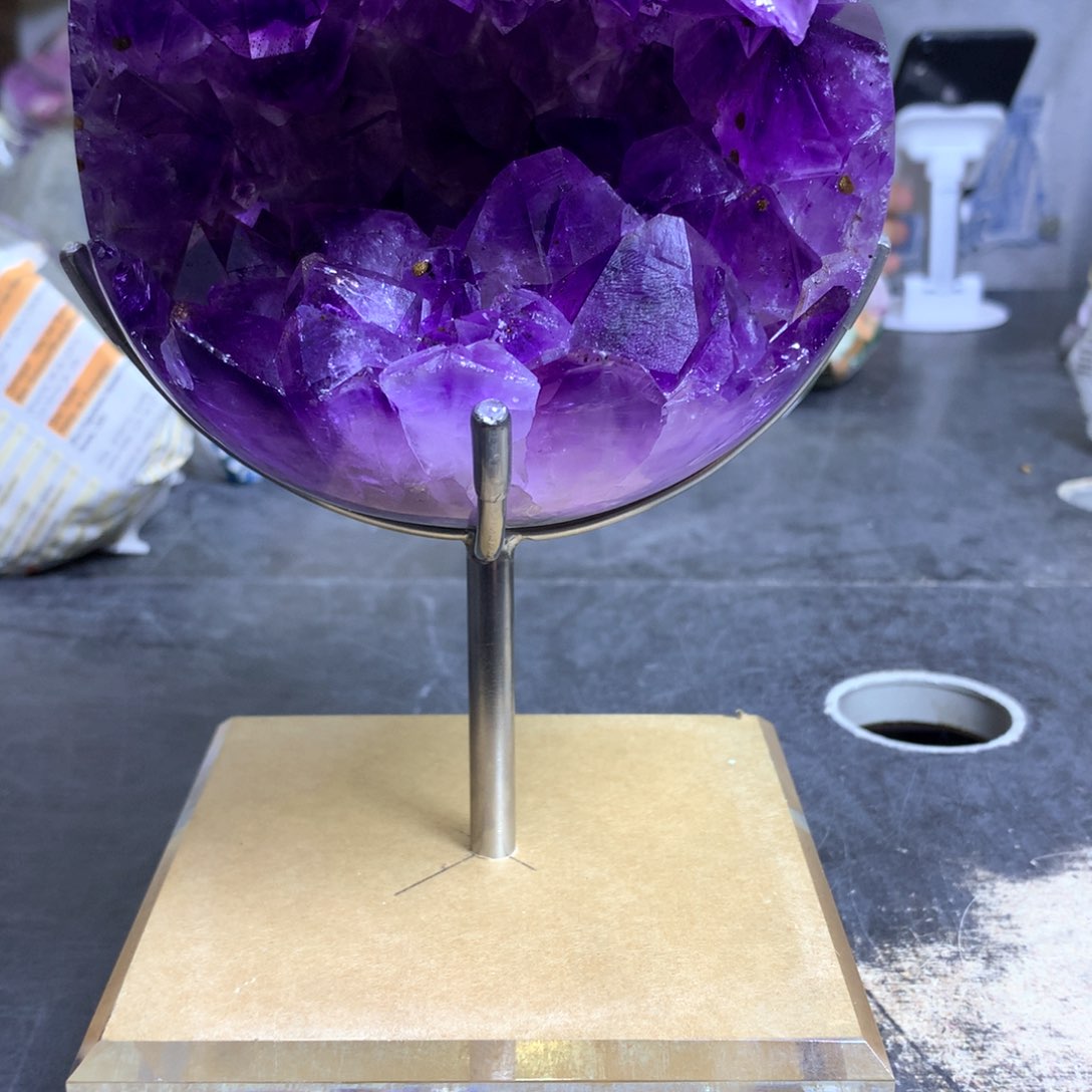 摆件未镶嵌紫晶?***静紫晶192