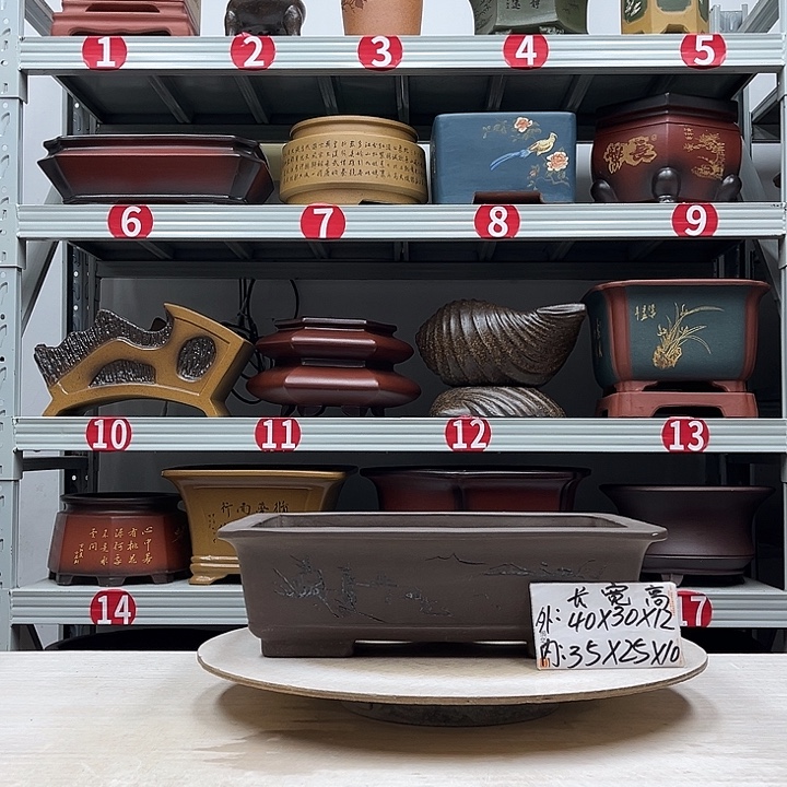 紫砂花盆紫砂花盆