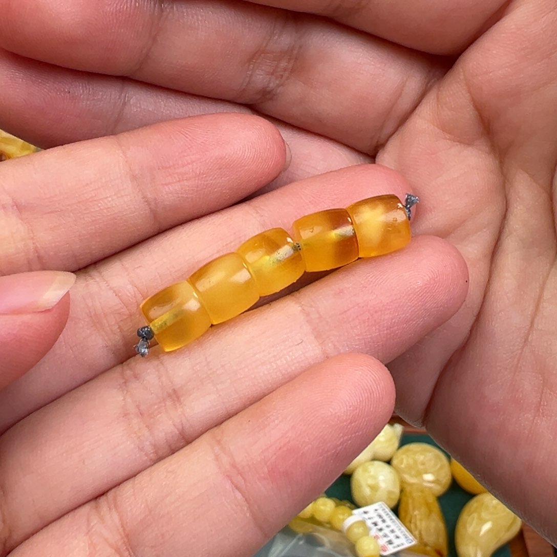 琥珀手链未镶嵌蜜蜡