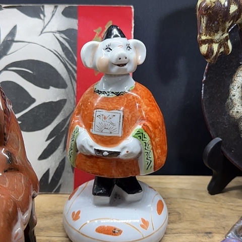 瓷片国营厂库存摆件