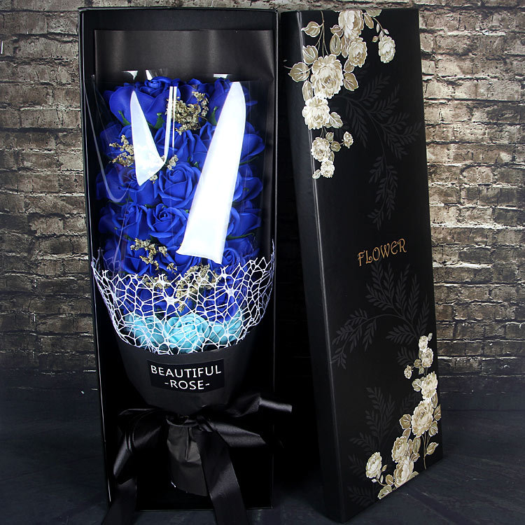 情人节礼物真肥皂香皂玫瑰花束送女友老婆闺蜜母亲