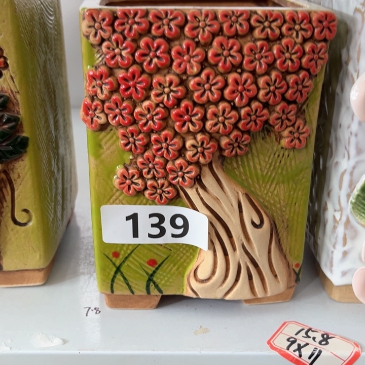 紫砂花盆粗陶材质多肉花盆