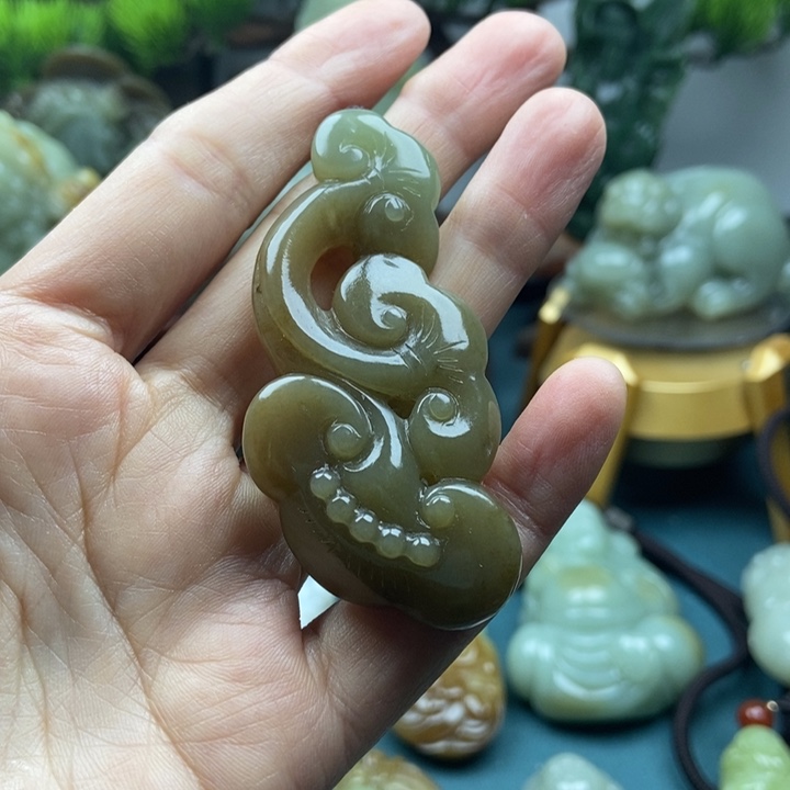 和田玉挂件未镶嵌