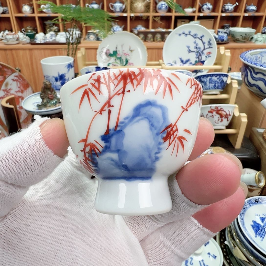 柴窑茶具茶壶茶杯盘子