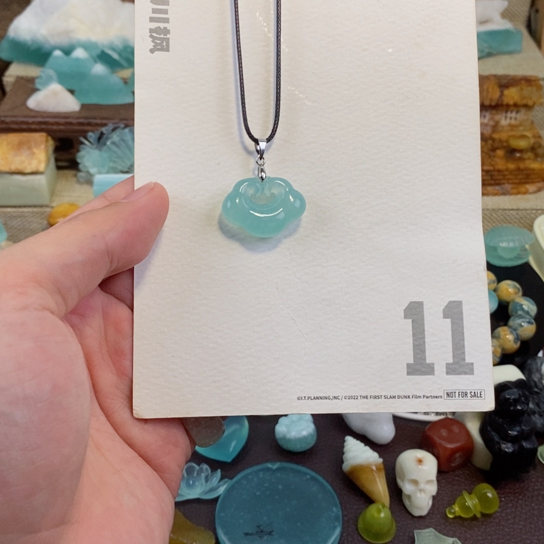 合金蛇纹石玉颈饰