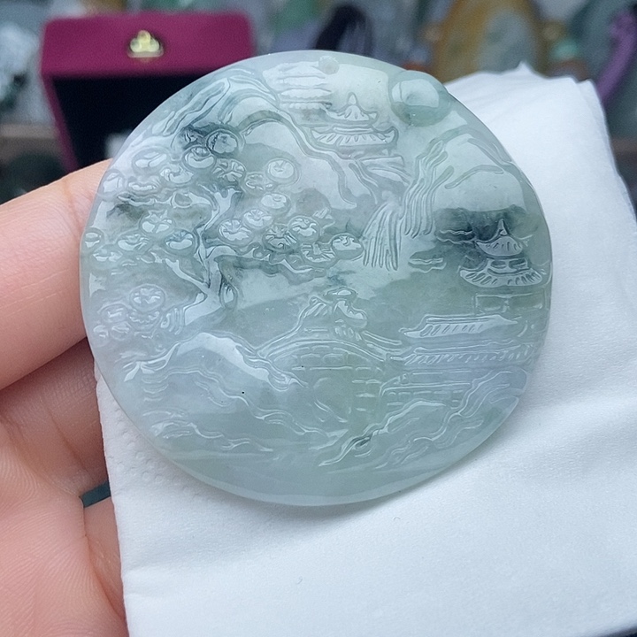 翡翠未镶嵌颈饰翡翠