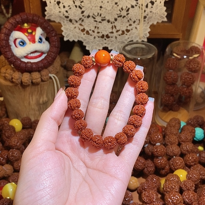 金刚菩提吊坠126玉华单圈圆玛