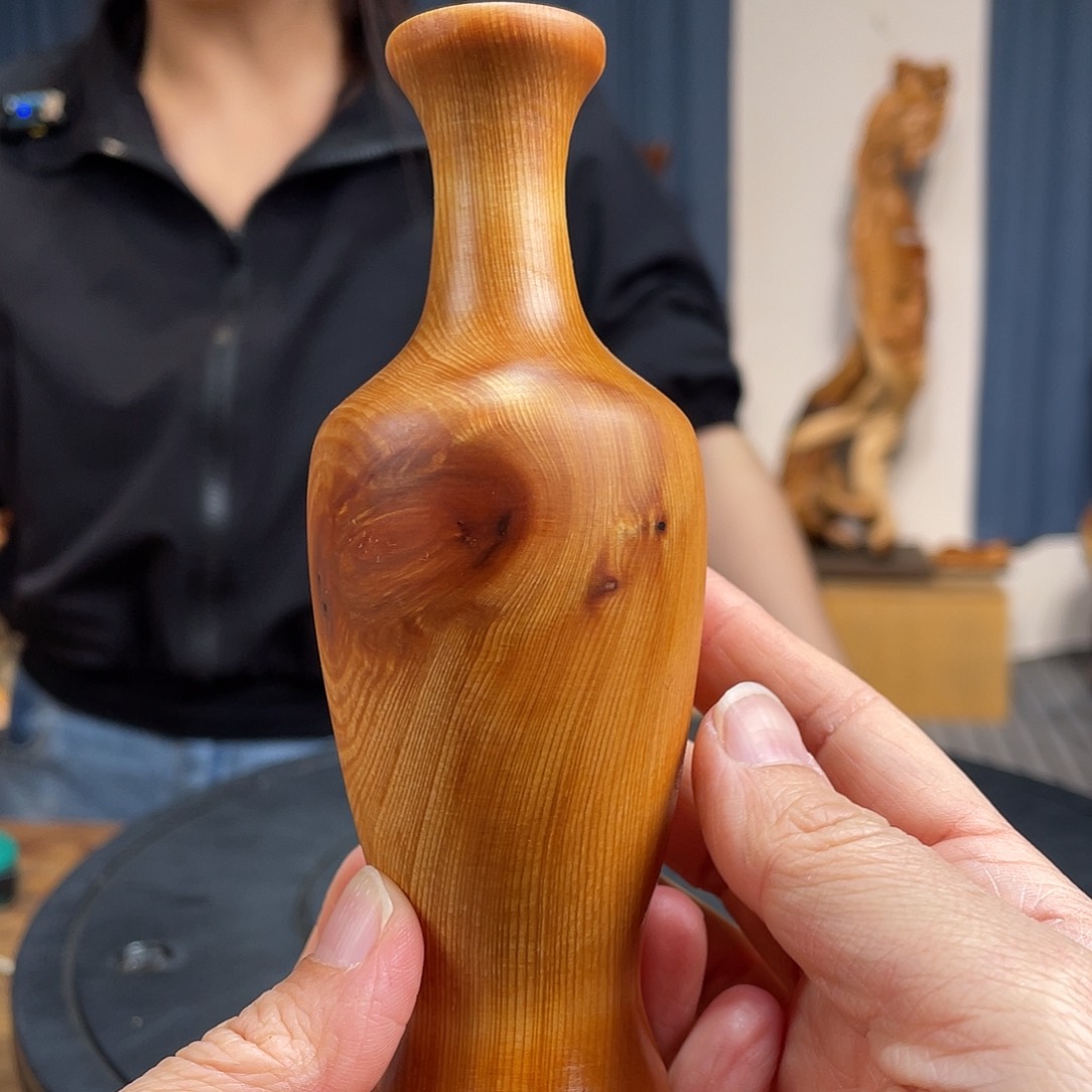 柏木（崖柏）实木花瓶