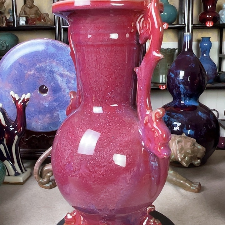 钧瓷艺术摆件花釉