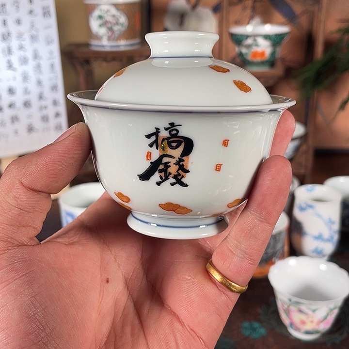 瓷摆件景德镇陶瓷老陶