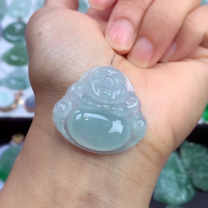 翡翠颈饰未镶嵌天然A货