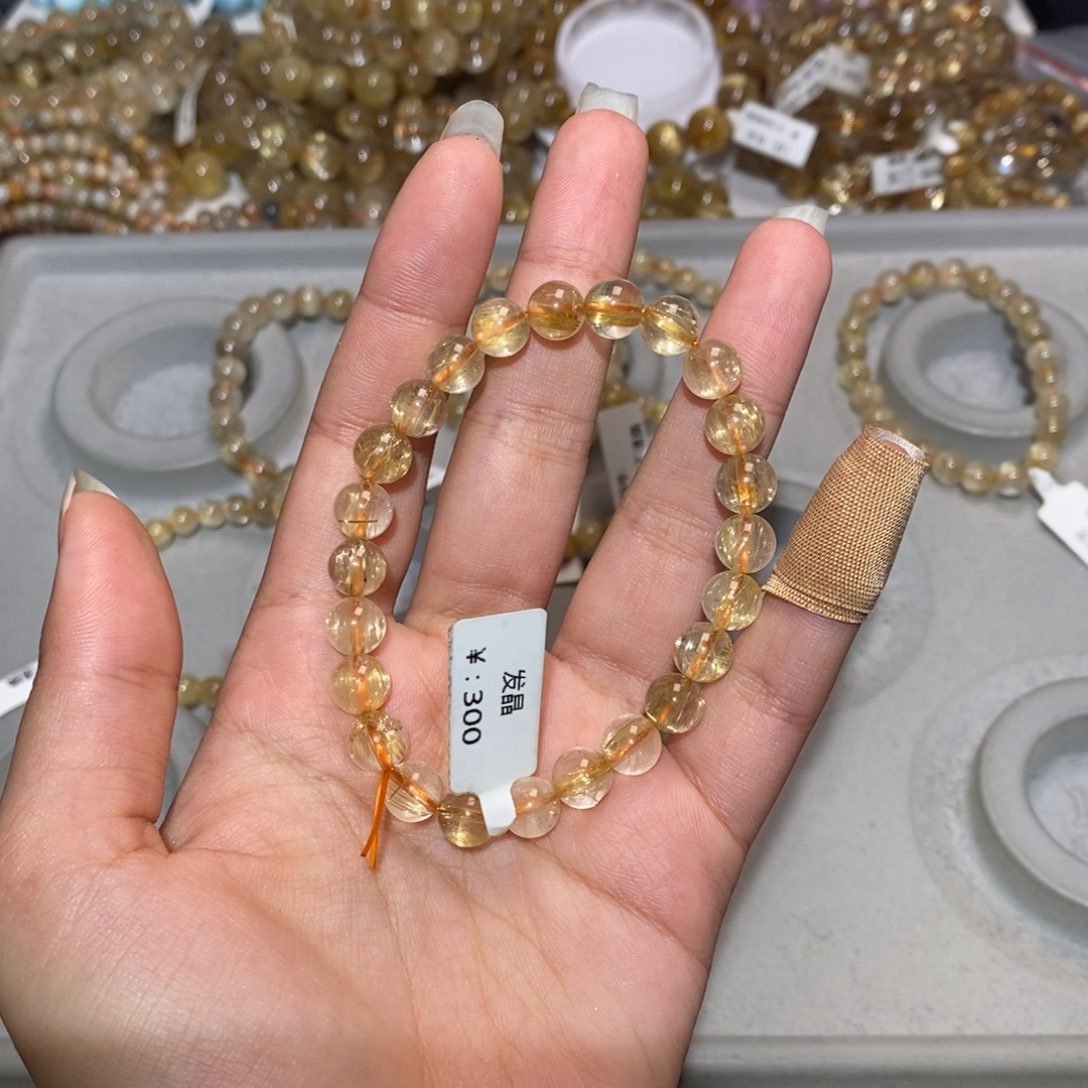 水晶手链未镶嵌大**利手链