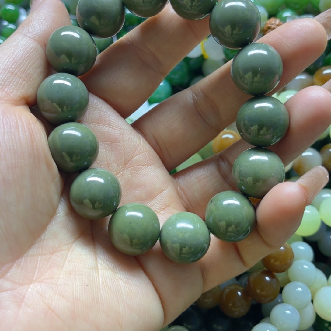 和田玉手链未镶嵌