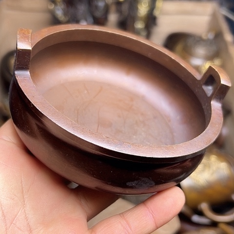 铜制工艺把玩摆件