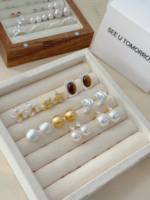 铜合金铜耳饰 铜合金锆石耳钉 直播间扣号拍 