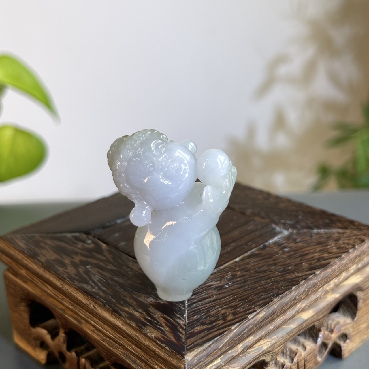 JXB20-53 天然翡翠缅甸A货 开心佛