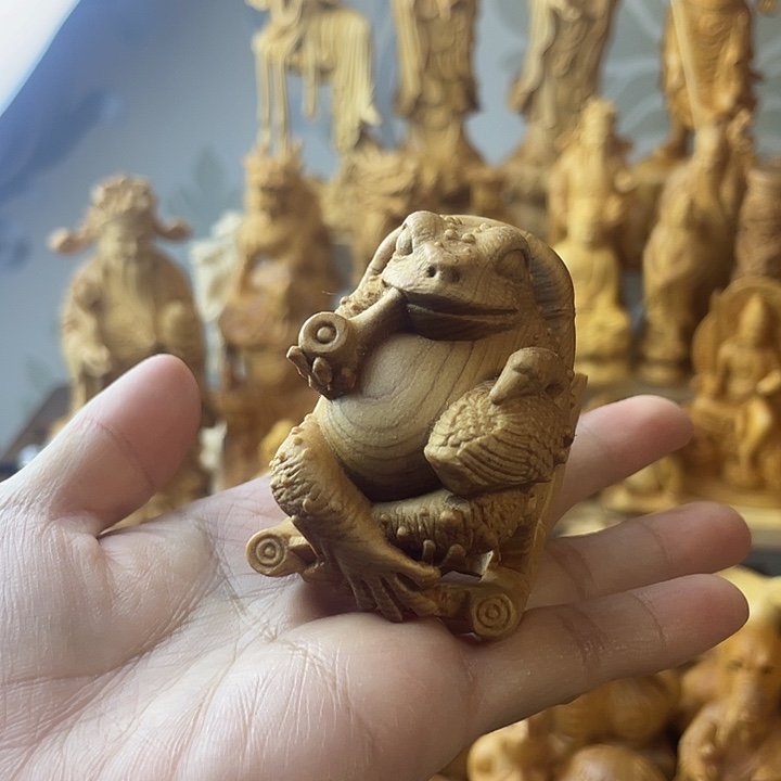 柏木（崖柏）崖柏摇摇椅金蟾