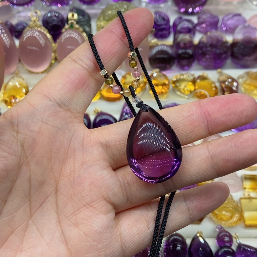 【闪购商品】水晶水晶吊坠未镶嵌