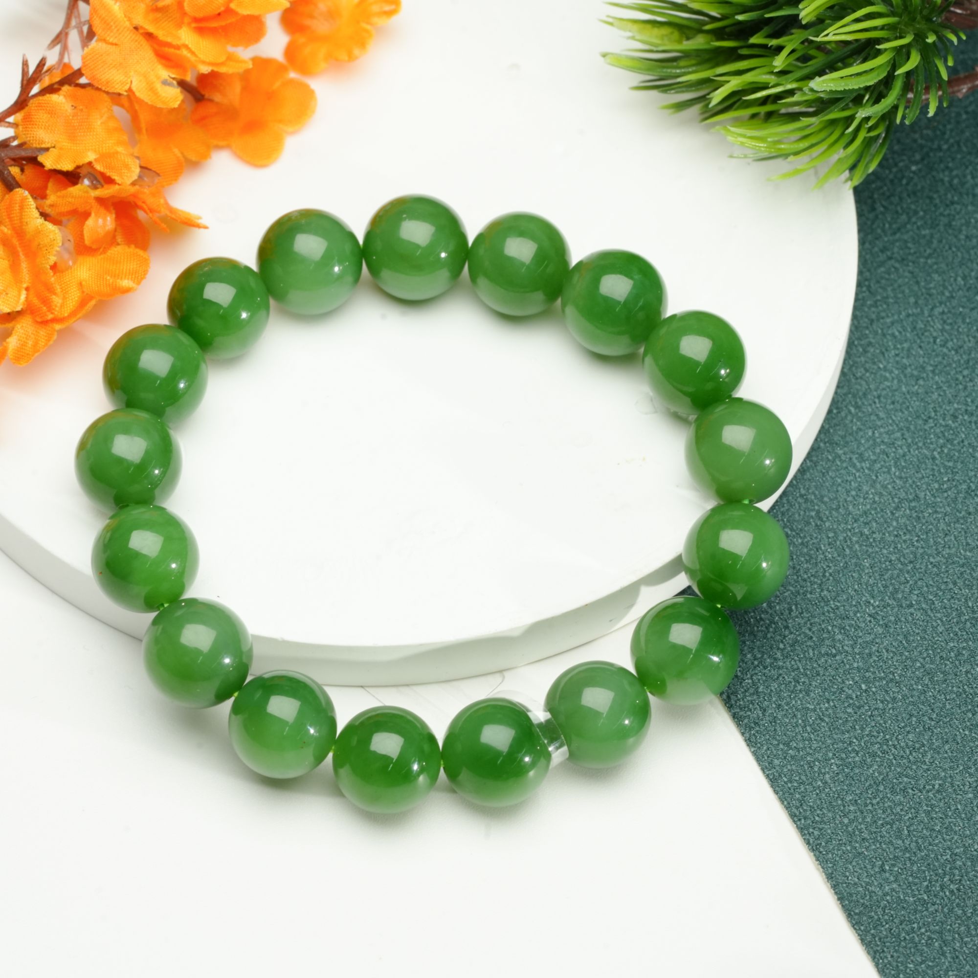 【小北好物】和田玉单圈手串约11mm+【多样性发一】QH02X1489