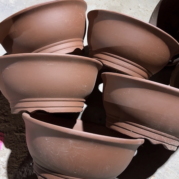 紫砂花盆100-5。27-12