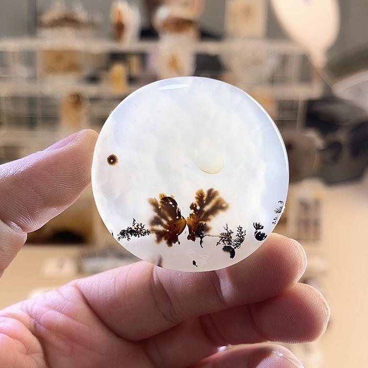 玛瑙/玉髓未镶嵌吊坠(不含链)