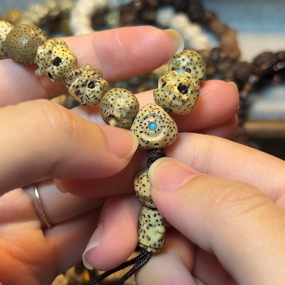 星月菩提吊坠三角三通