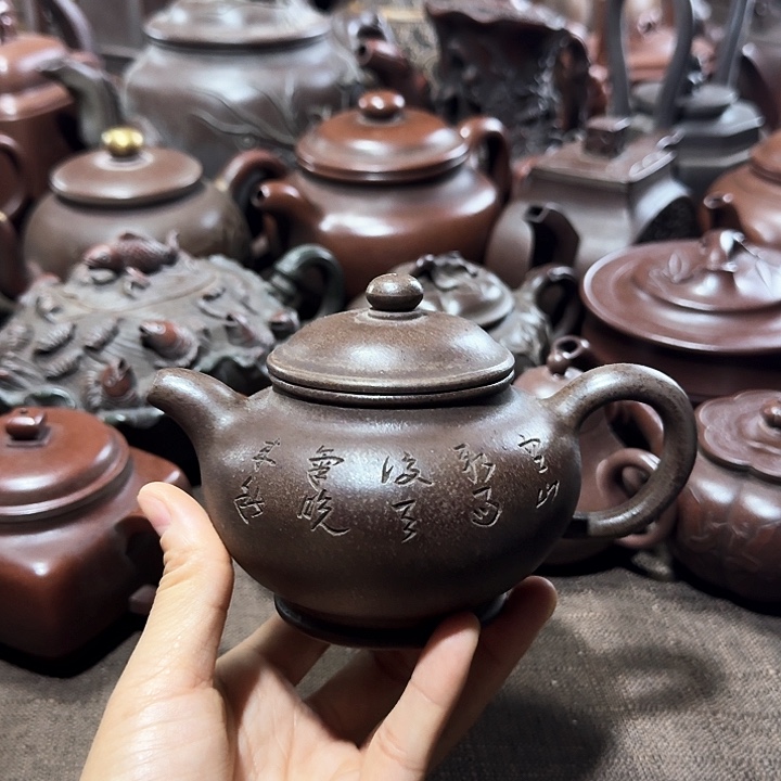 泥塑因**来紫砂壶茶具壶