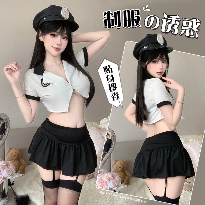 性感内衣女飒教官扮演纯欲御姐套装制服cos套装