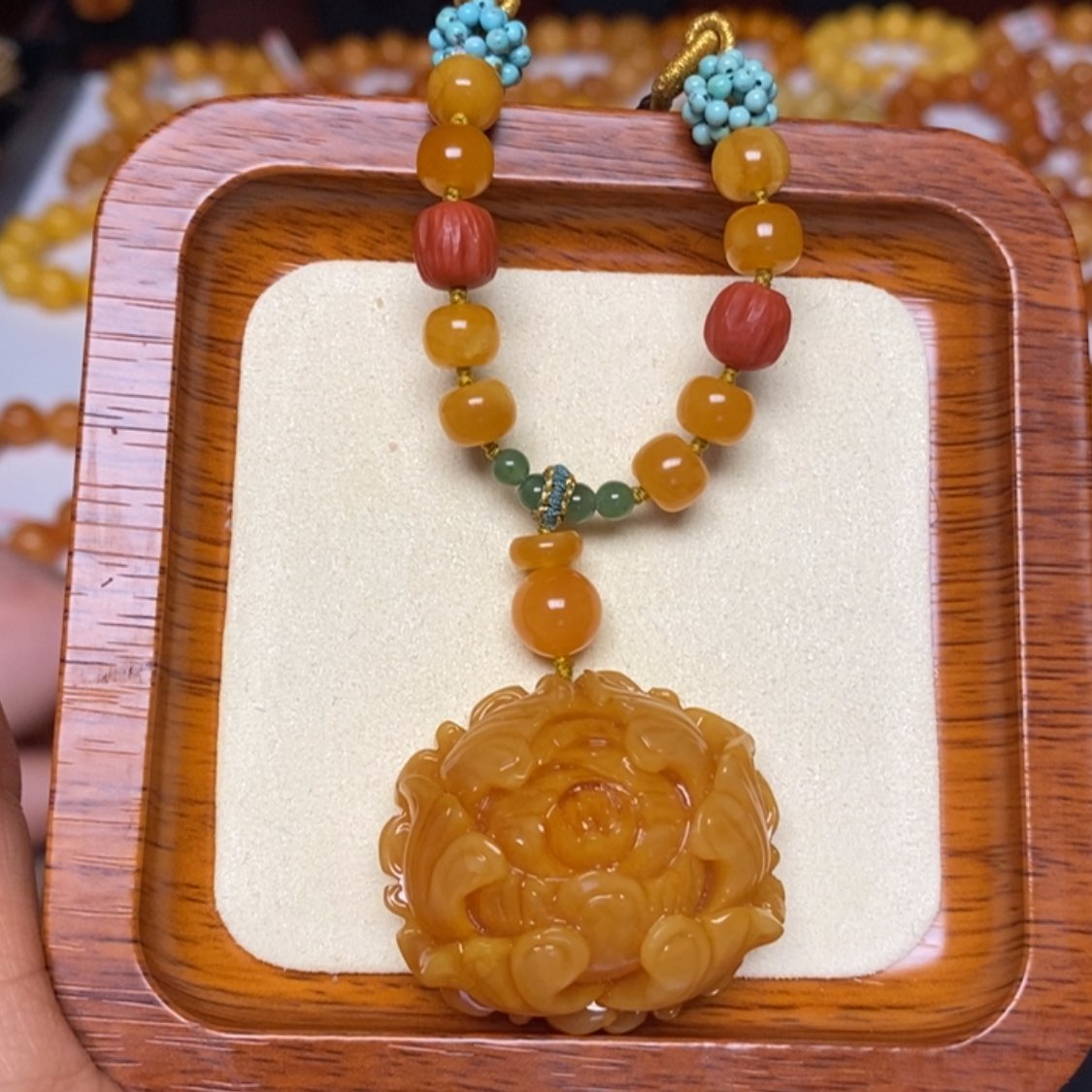 【闪购商品】蜜蜡颈饰未镶嵌项链