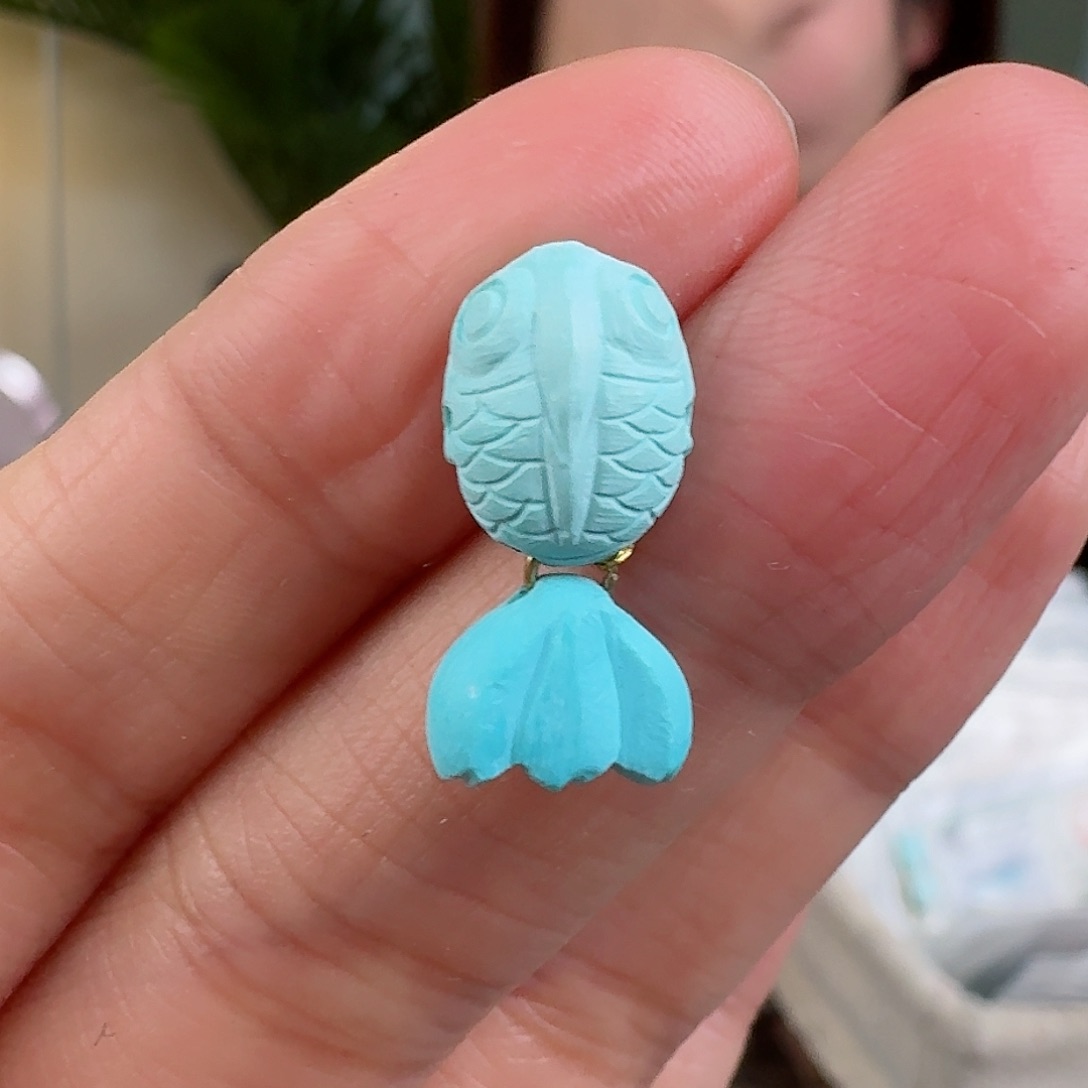 绿松石珠宝奇石未镶嵌