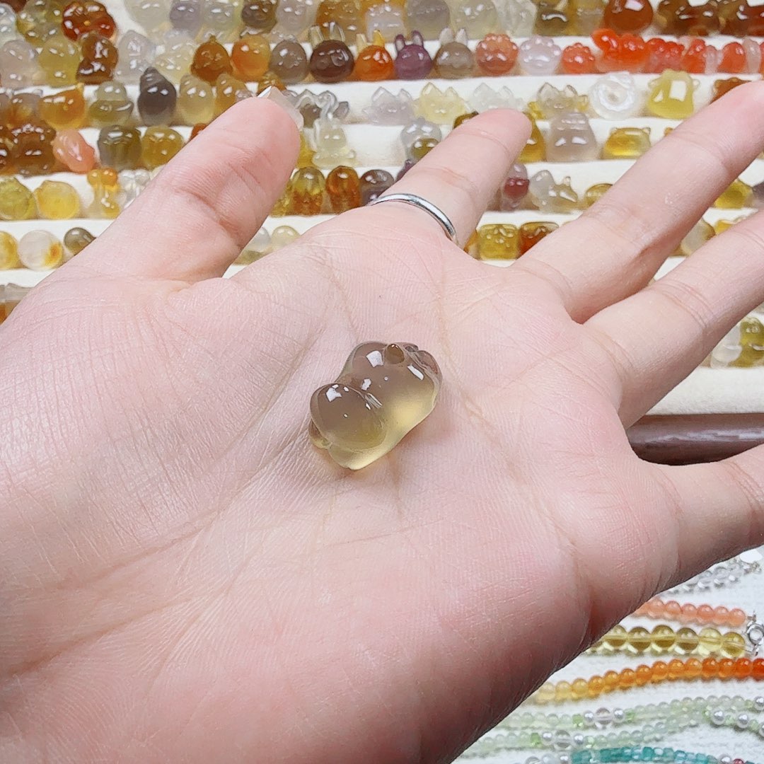 玛瑙/玉髓颈饰合金
