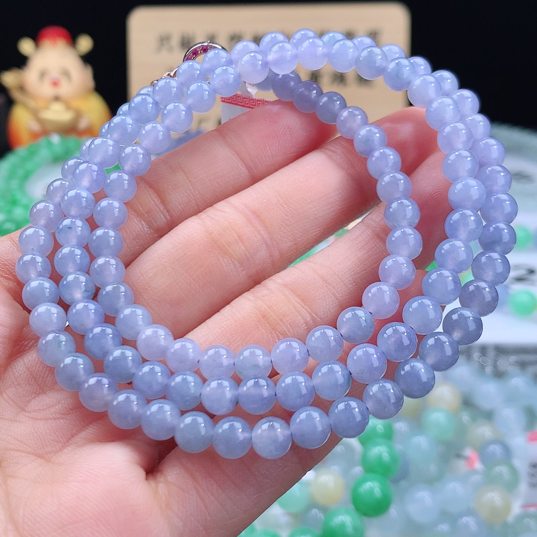 翡翠手链未镶嵌卡6