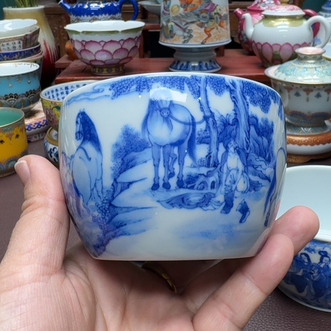 瓷片用****5景德镇仿古手工制作精品展示