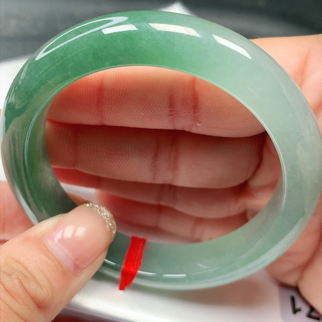 未镶嵌手镯翡翠缅甸纯天然A货119号