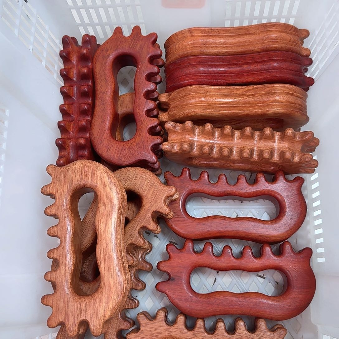 红檀木中号豆豆推板瑕疵