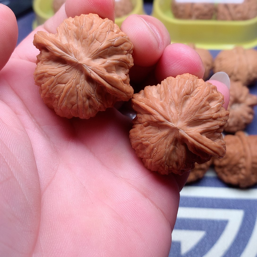 文玩核桃把件磨盘40