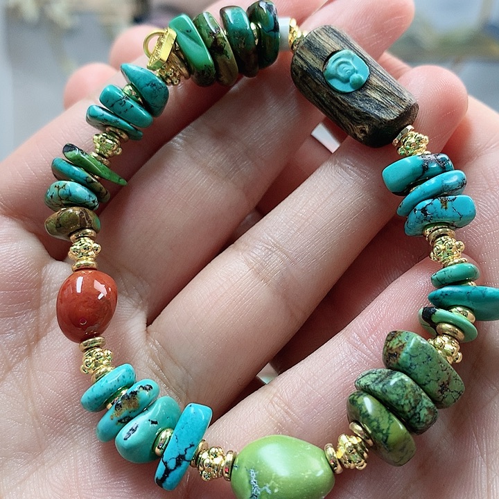 未镶嵌绿松石珠宝奇石