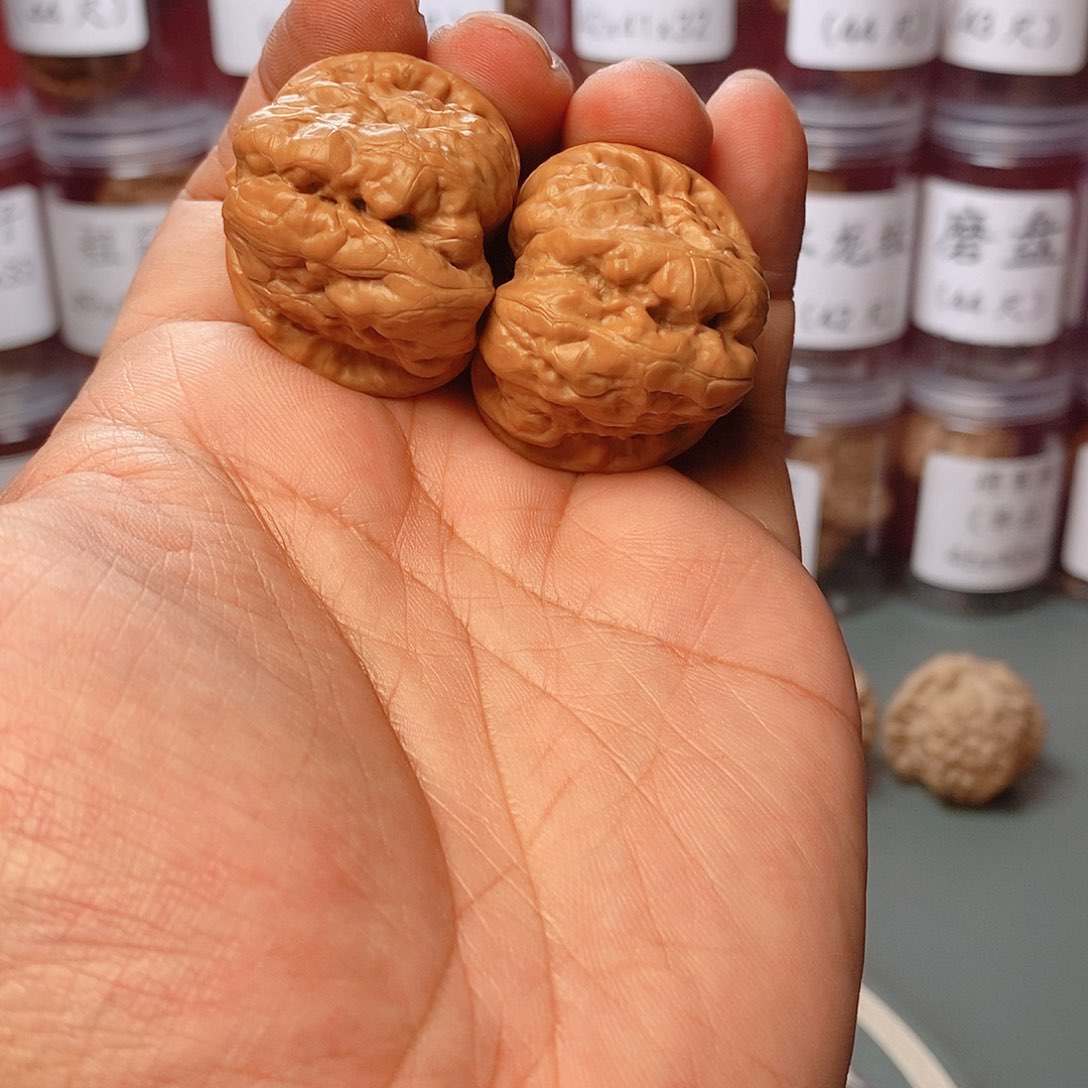 37尺寸蛤蟆头文玩核桃